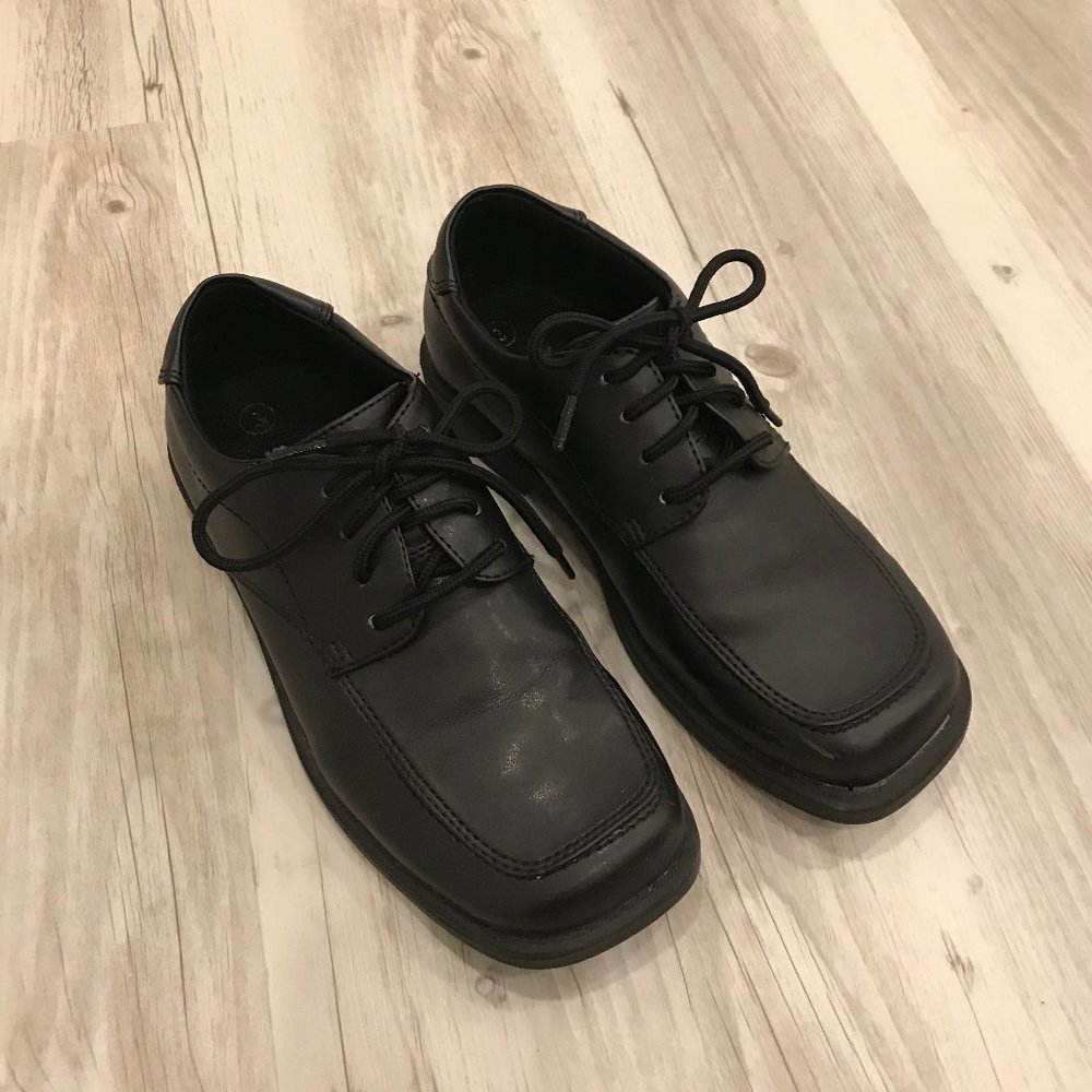 Boys Black Dress Shoes